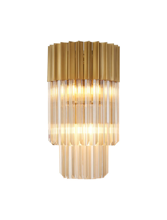 Belize Wall Light - Cognac Glass