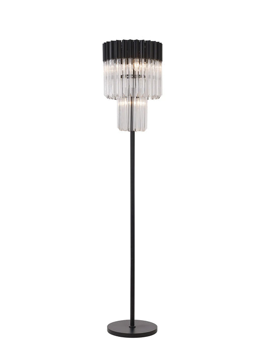 Belize Floor Lamp - Clear Glass