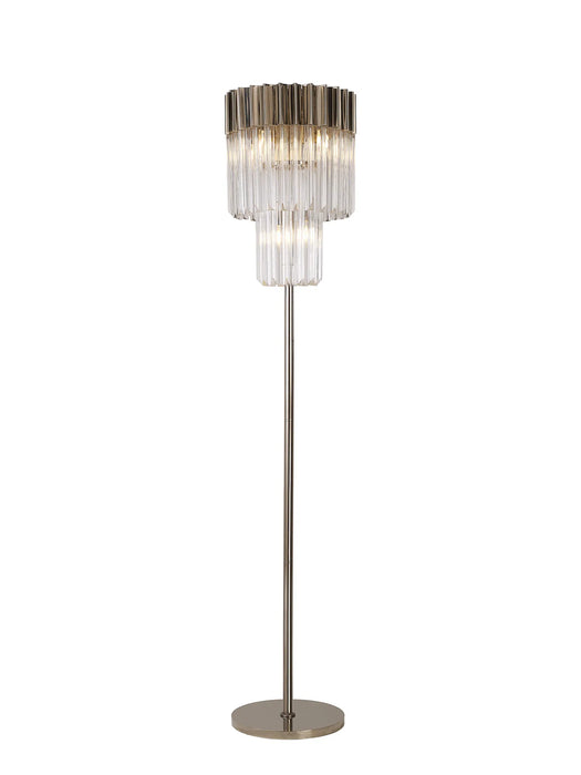 Belize Floor Lamp - Clear Glass