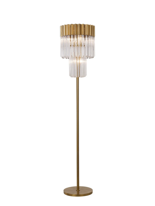 Belize Floor Lamp - Clear Glass