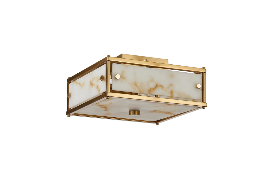 Giorgio Alabaster Effect Square Flush (Multiple Sizes / Colours) 💧