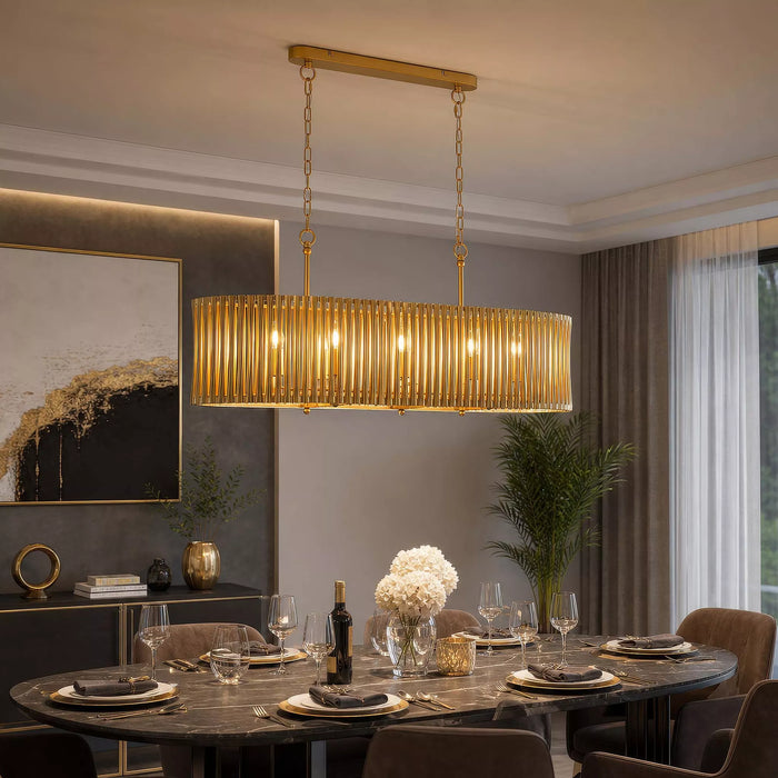 Bianca Oval Bar Pendant