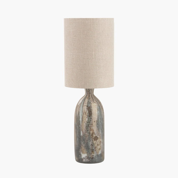 Caldera Organic Glass Tall Table Lamp