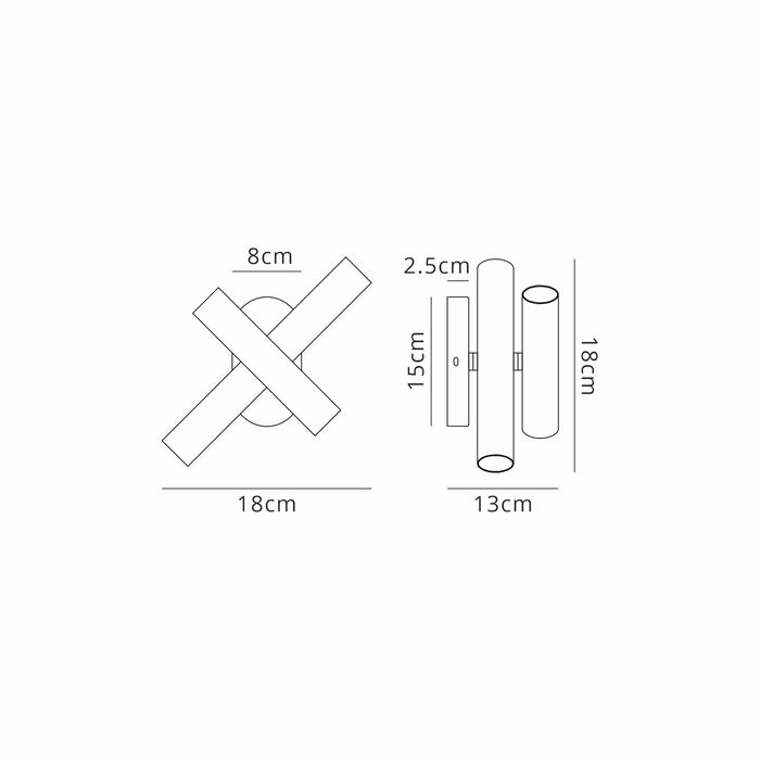 Cavalla Wall/Ceiling 2 & 4 & 6 Light