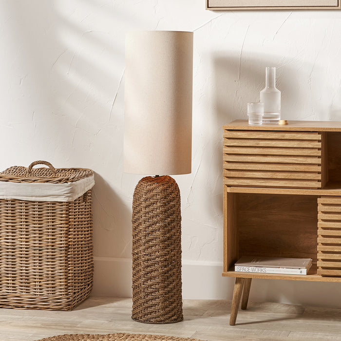 Chania Woven Floor Lamp