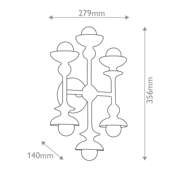 Chess 6 Light Wall Light