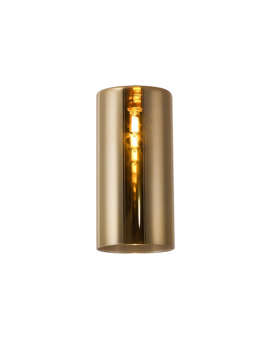 Azure Tall Cylinder Glass - Metallic