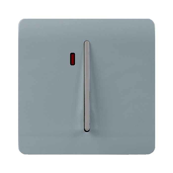 45A Double Pole Switch With Neon : 1 Gang