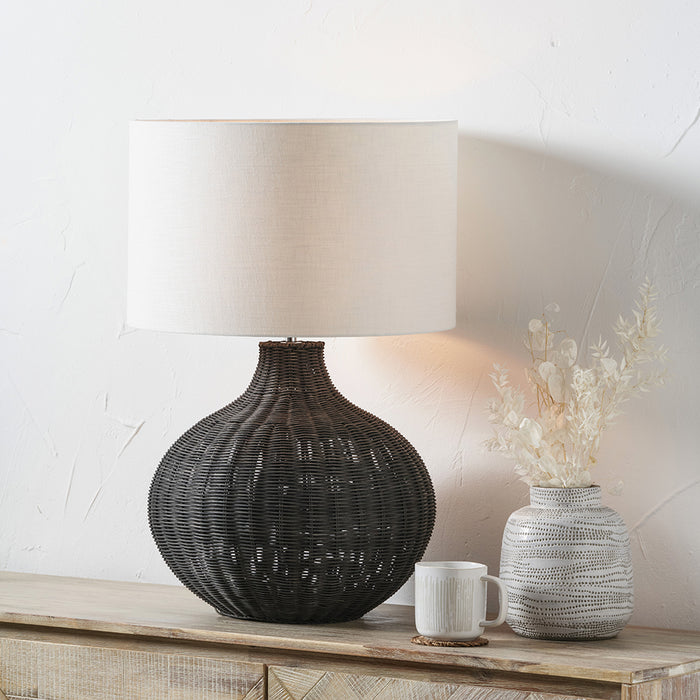 Riviera Rattan Table Lamp