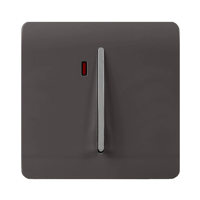 45A Double Pole Switch With Neon : 1 Gang