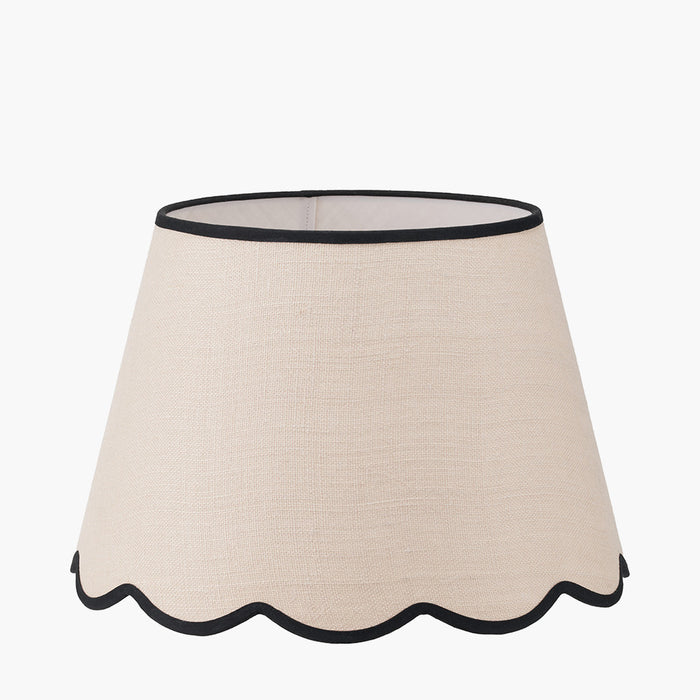 Isabella Scalloped Tapered Shade