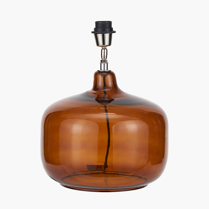 Trento Amber Table Lamp Base
