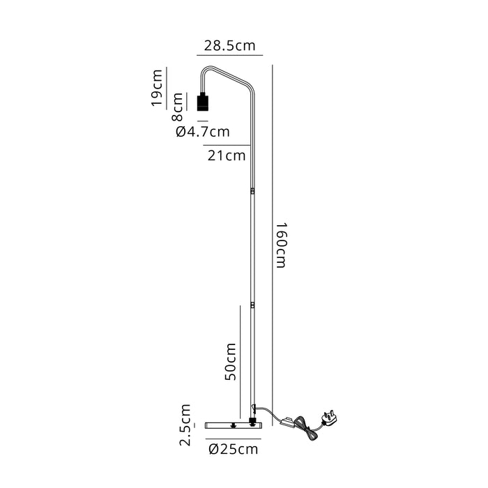 Delph Floor Lamp Suspension