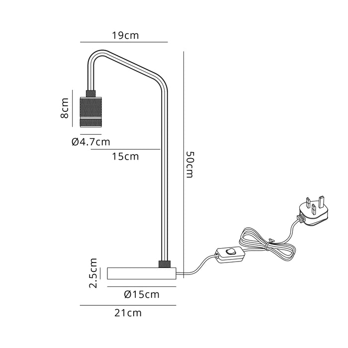 Delph Table Lamp Suspension