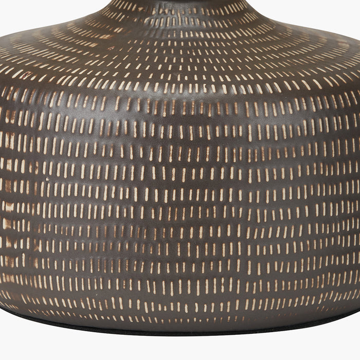 Roka Brown Table Lamp