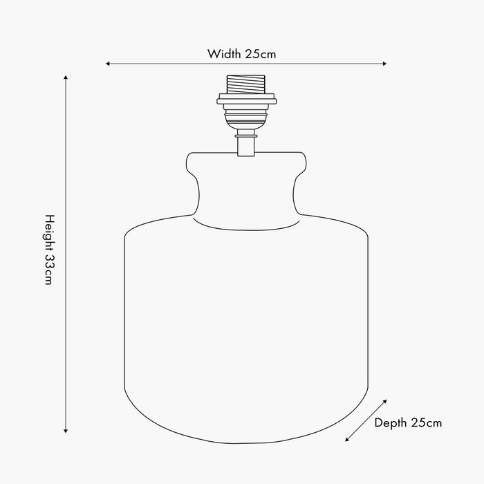 Naples Wooden Table Lamp Base