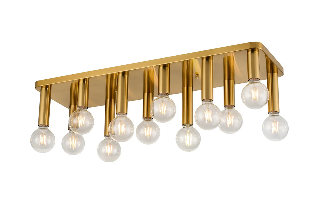 Cavalla Rectangular Flush Fitting 8 & 12 Light