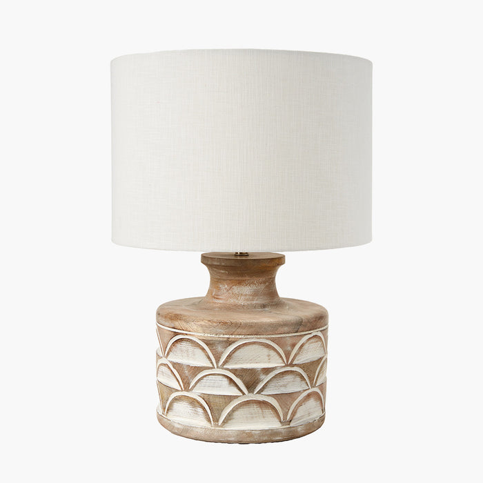 Naples Wooden Table Lamp Base