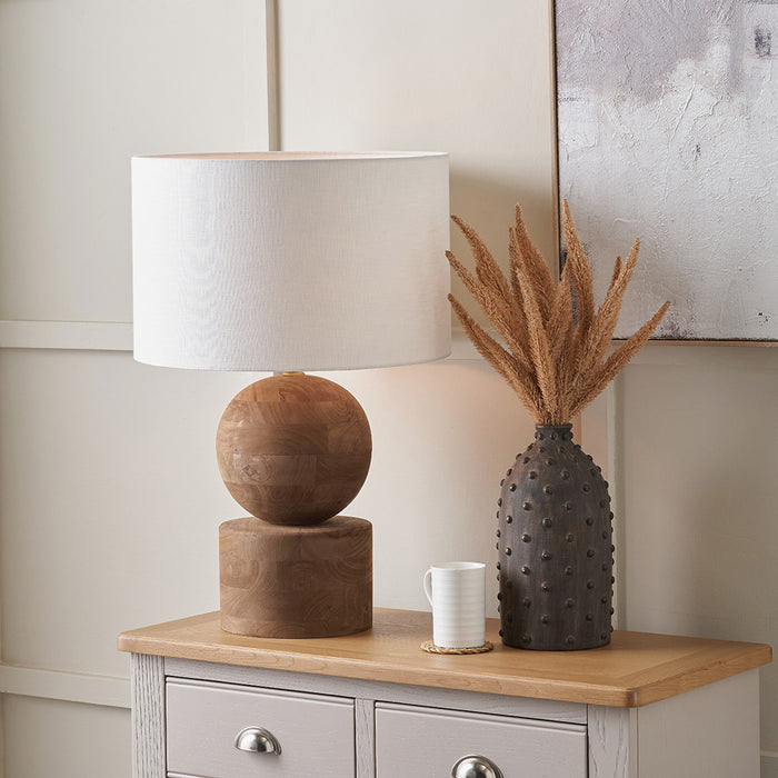Linton Wooden Table Lamp Base