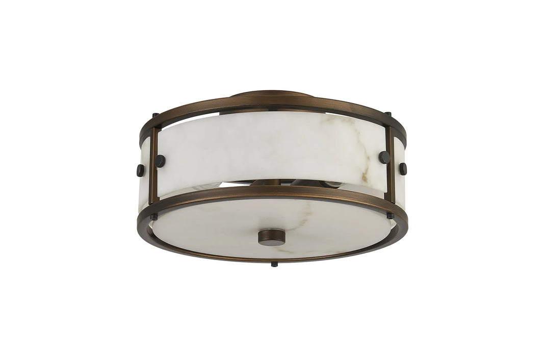 Giorgio Alabaster Effect Round Flush (Multiple Sizes) 💧
