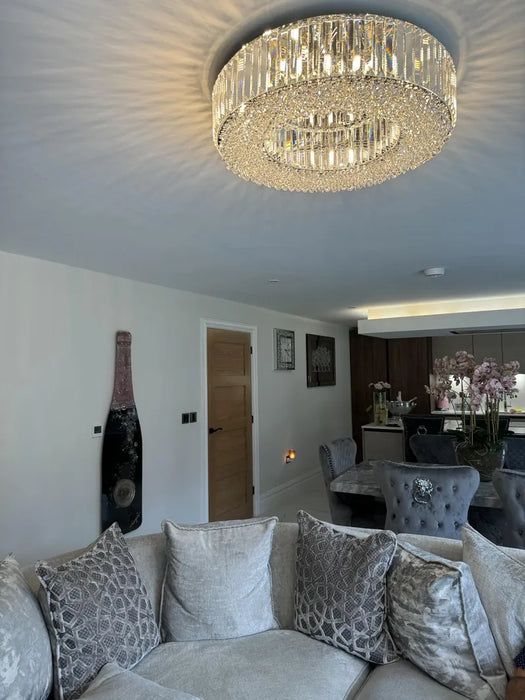 Mystique Round Flush 45cm & 60cm