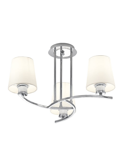 Dimitri 3 & 5 Uplight Semi Flush