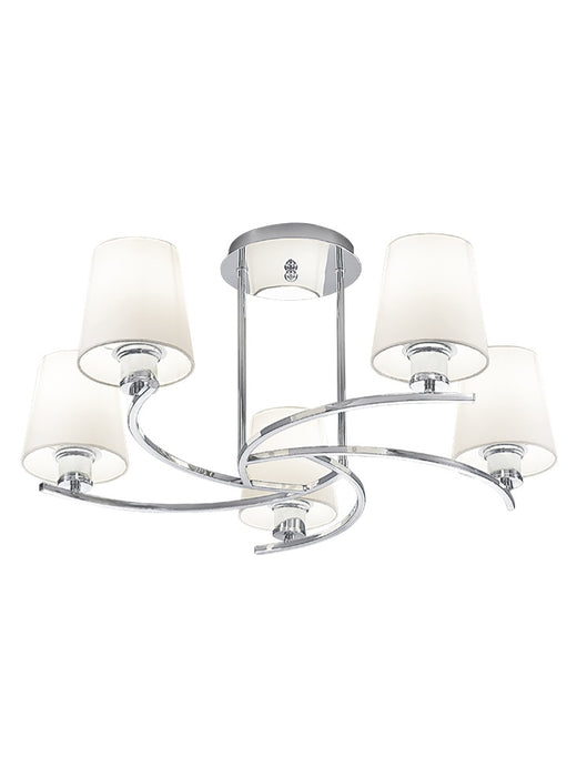 Dimitri 3 & 5 Uplight Semi Flush