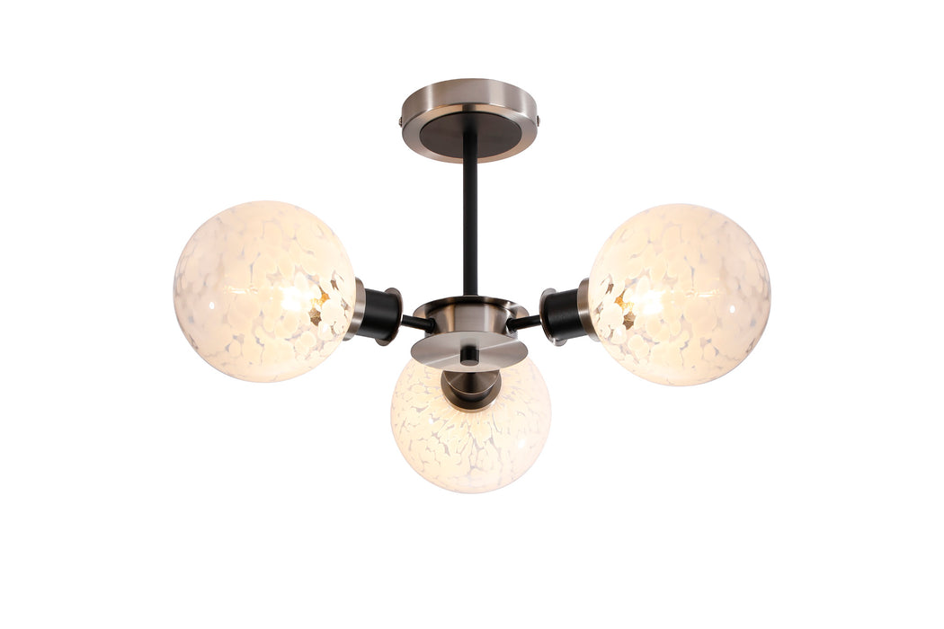Duncan 3 Semi Flush (Frame Only)