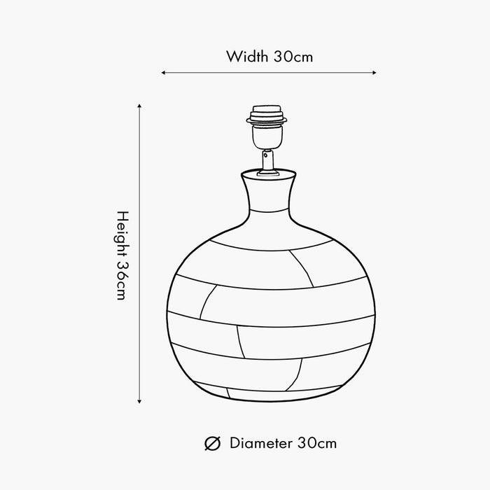 Montana Wooden Table Lamp Base
