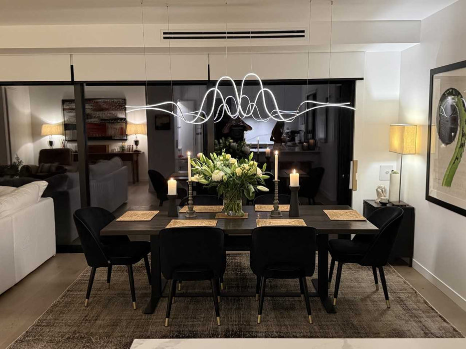 Leilani Double Wave Linear Pendant