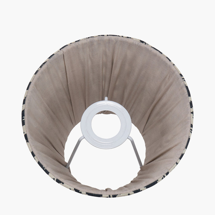 Madrid Black Pleated Shade 6.5" - 20"