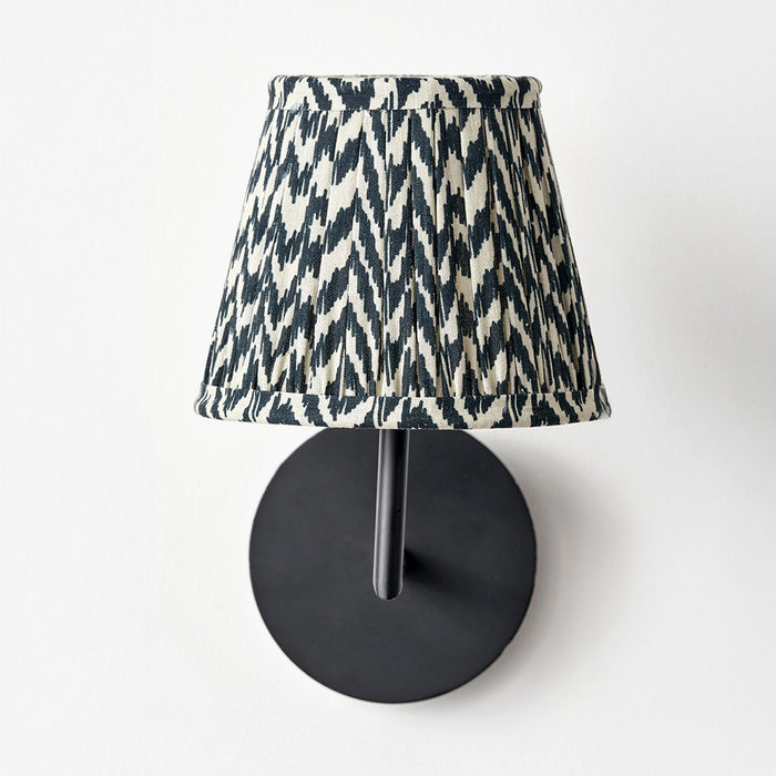 Madrid Black Pleated Shade 6.5" - 20"