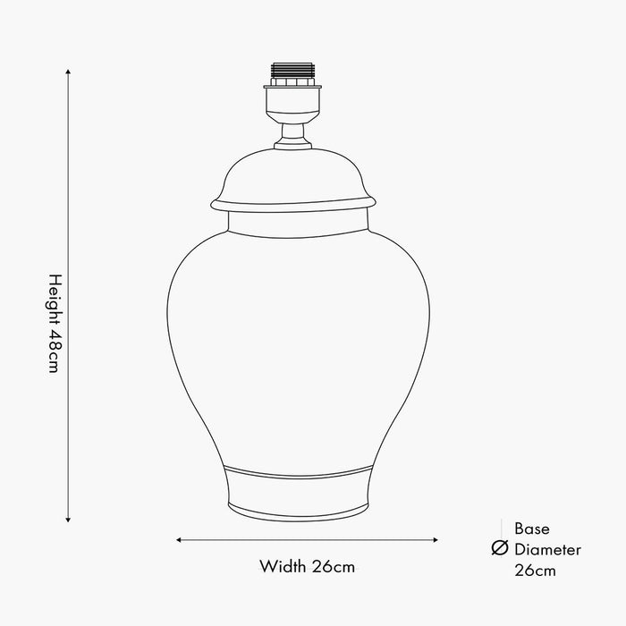 Asia Table Lamp Base