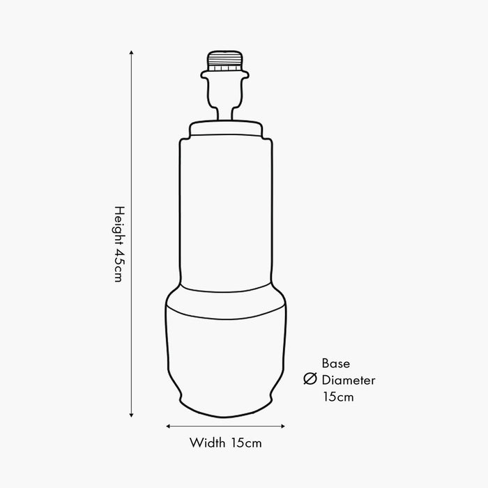 Histon Stoneware Lamp Base