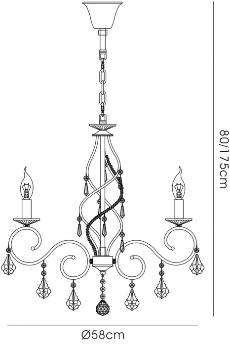 Angeline Crystal Chandelier