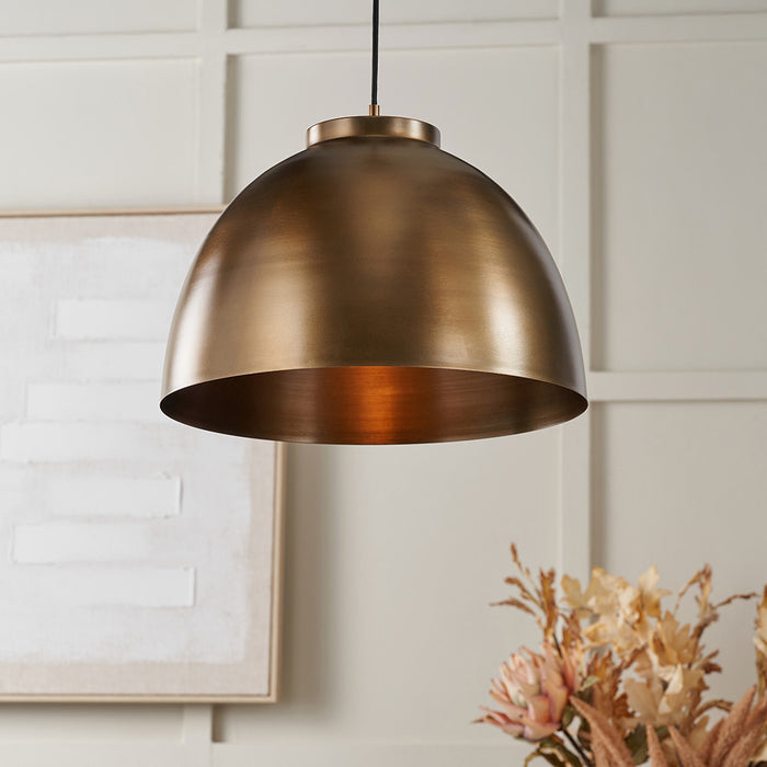 Pelham Domed Metal Pendant