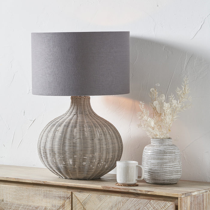 Riviera Rattan Table Lamp