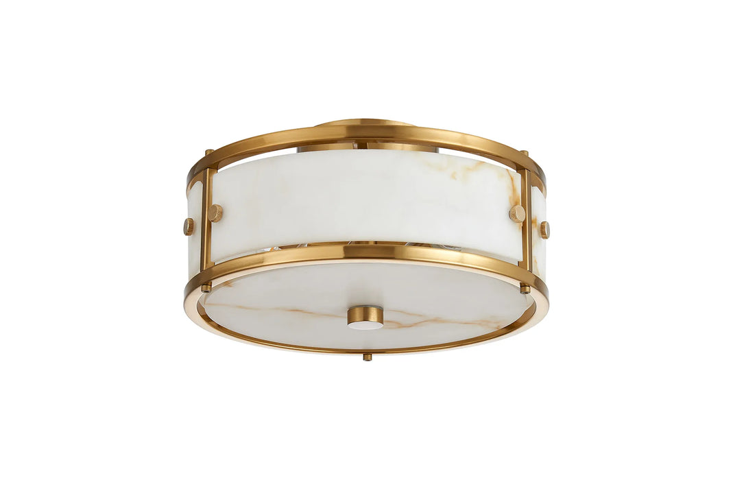 Giorgio Alabaster Effect Round Flush (Multiple Sizes) 💧