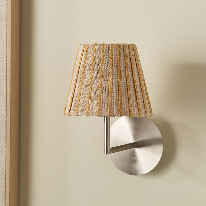 Sahara Yellow Striped Jute Tapered Shade