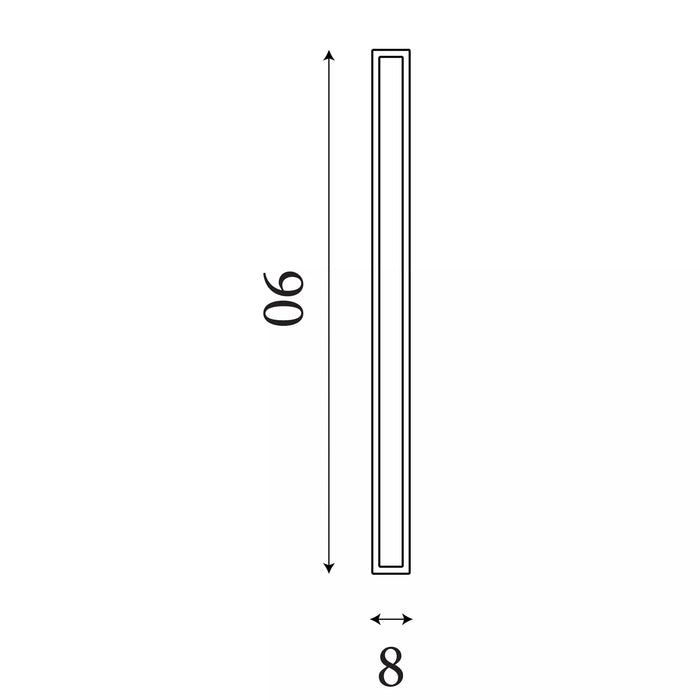 Toronto Square Edge IP65 Wall Light 💧