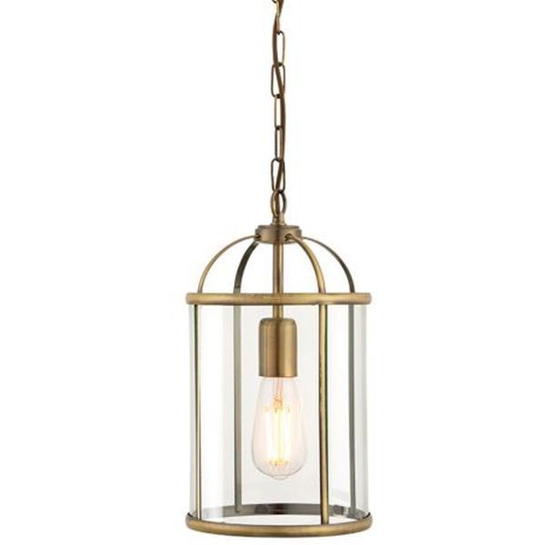Abbey Clear Glass Lantern