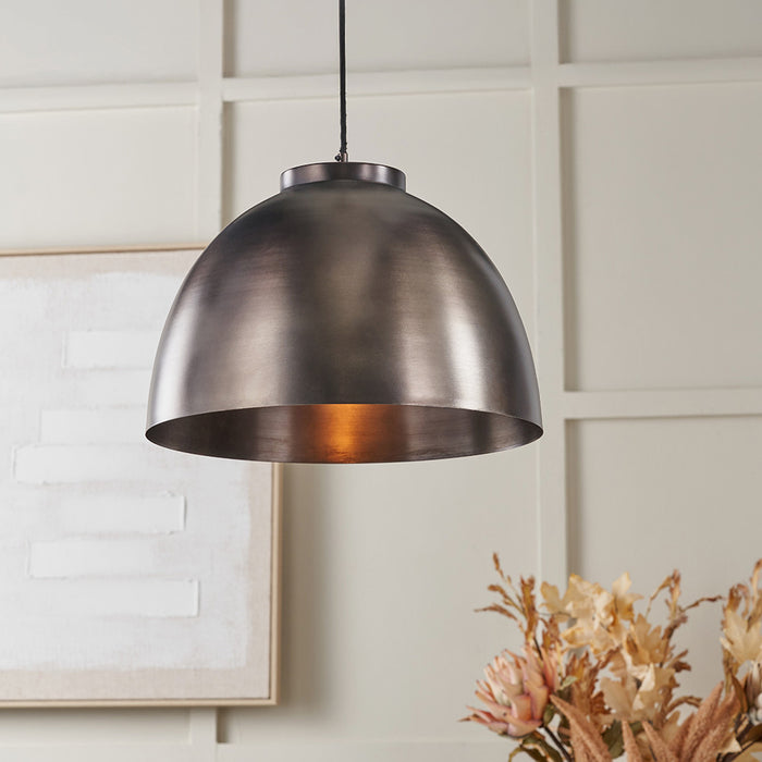 Pelham Domed Metal Pendant