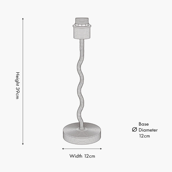 Milos Rattan Wave Base