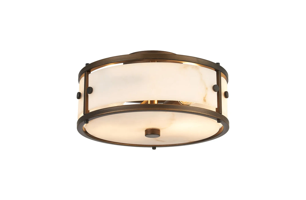 Giorgio Alabaster Effect Round Flush (Multiple Sizes) 💧