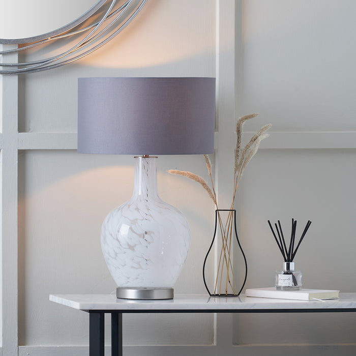 Cassie Speckled Glass Table Lamp