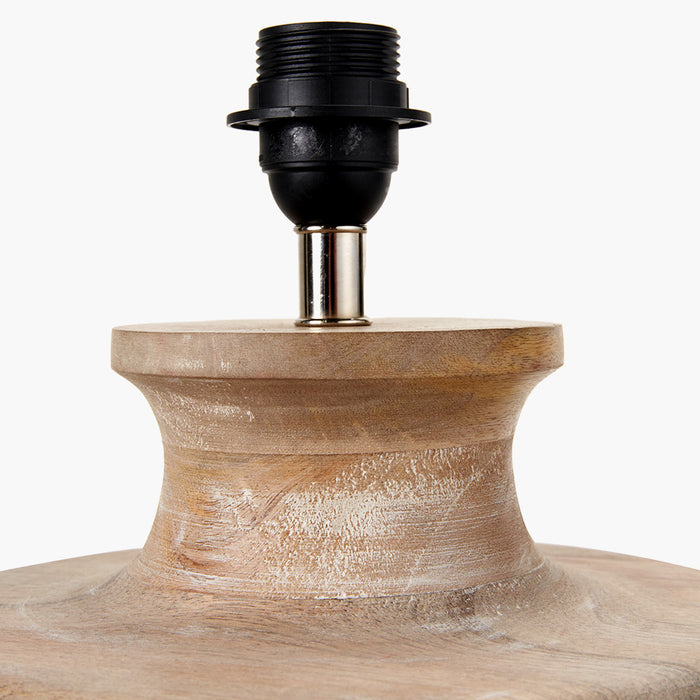 Naples Wooden Table Lamp Base