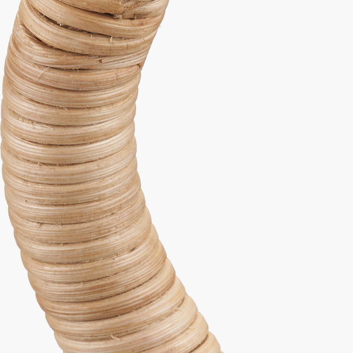 Milos Rattan Wave Floor Lamp Base