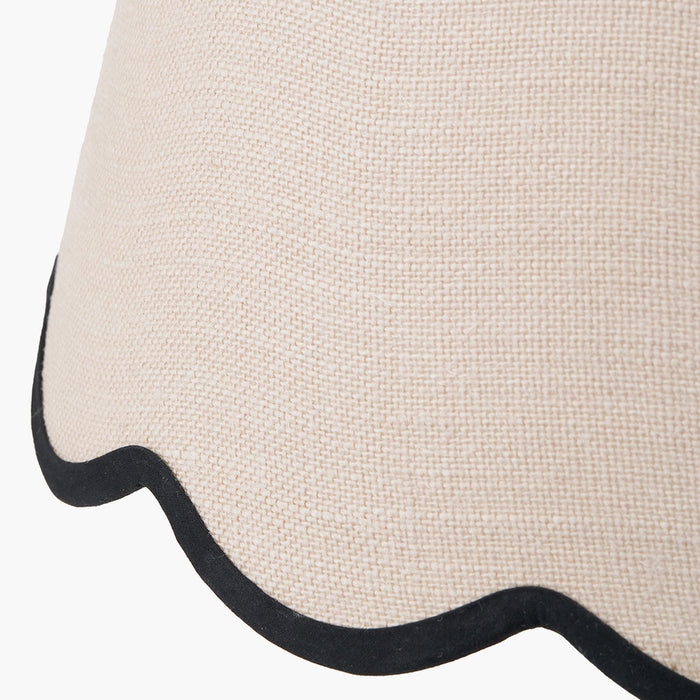 Isabella Scalloped Tapered Shade