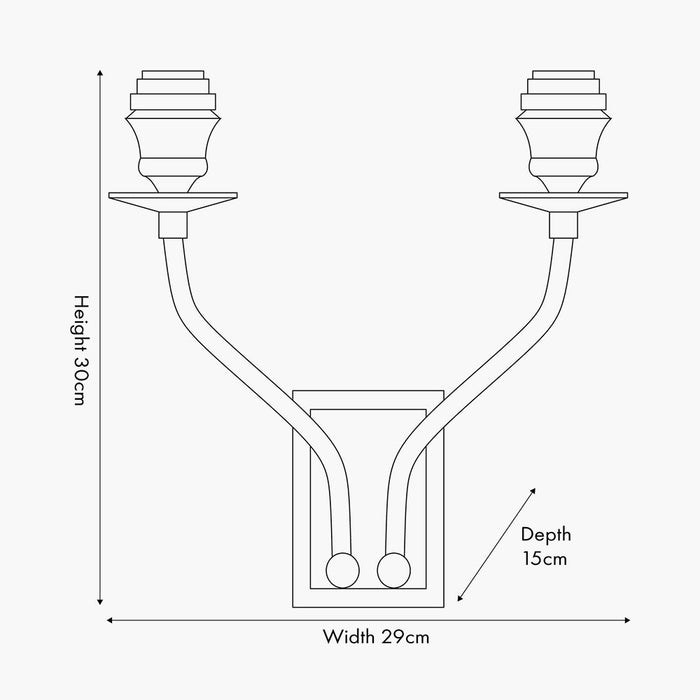 Waverley Double Wall Light