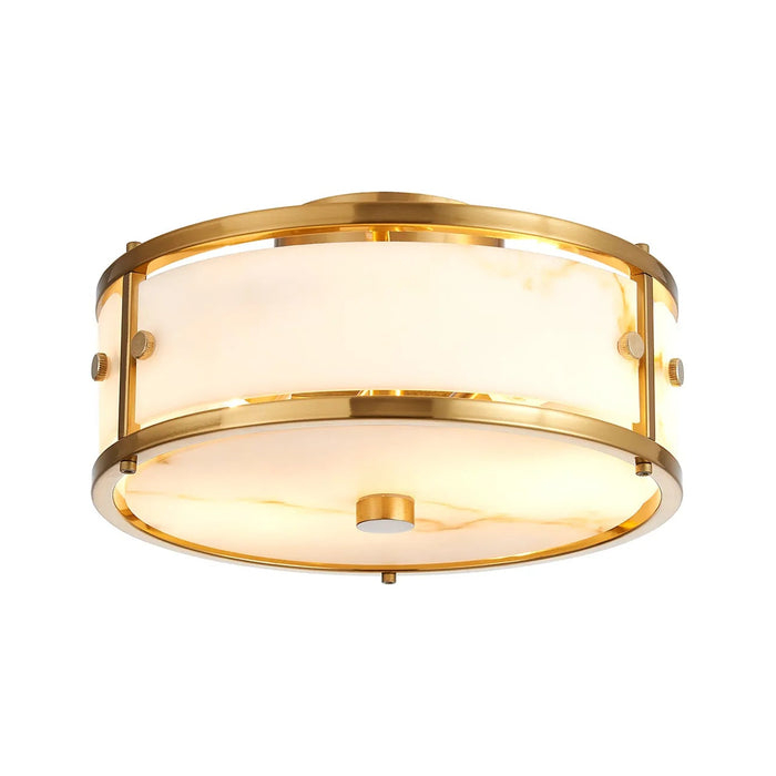 Giorgio Alabaster Effect Round Flush (Multiple Sizes) 💧